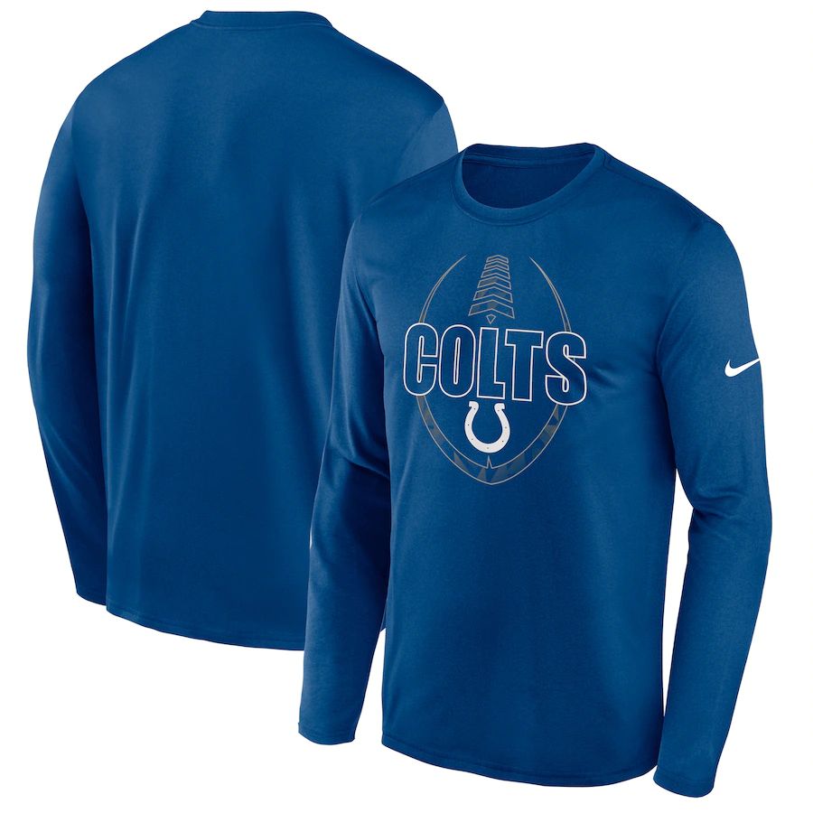 Men Indianapolis Colts Royal Nike Icon Legend Performance Long Sleeve T-Shirt
